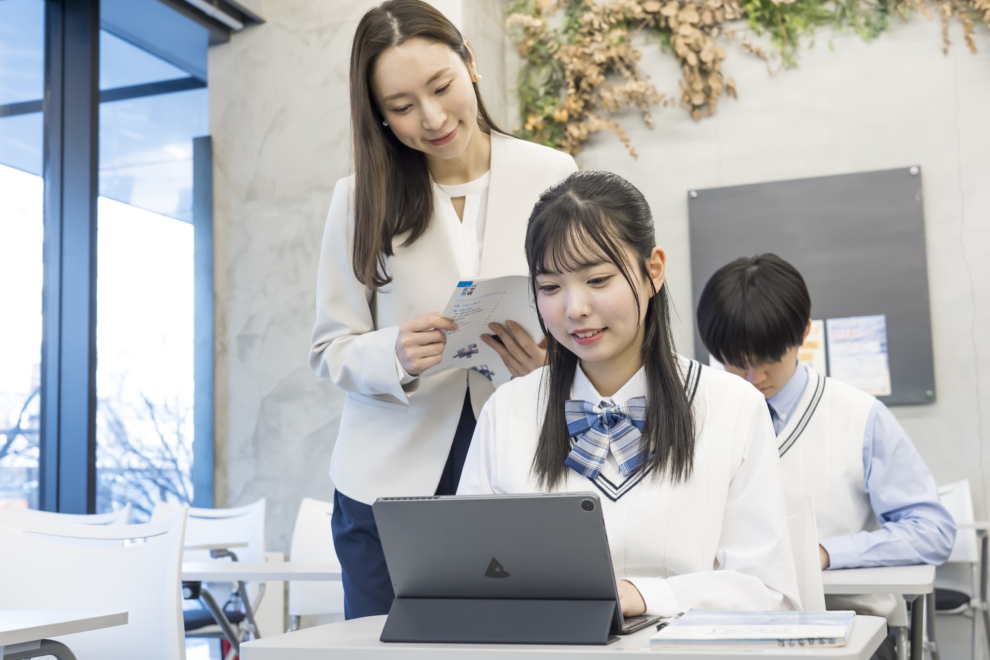 綺麗な明るい校舎!