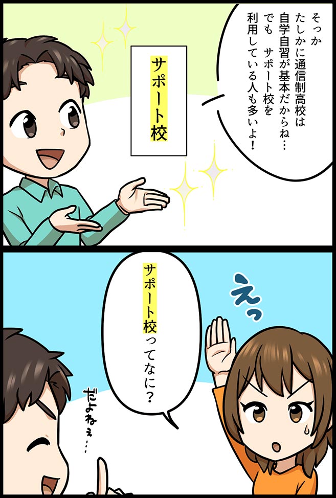 通信制サポート校とは？ 2