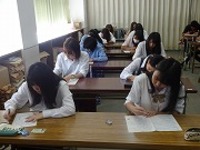 進学に向けて真剣です！