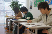 学ぶ時は真剣です。