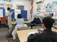 特別授業の様子です。