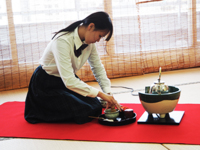 茶道の授業あり!